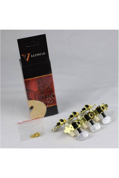 VALENCIA Classic Vcmh0150gd Guitar Ear - 3 Right 3 Left Set, Goal