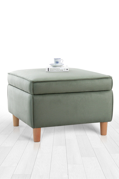 Lorencehome Roscen Sandıklı Puf - Yeşil