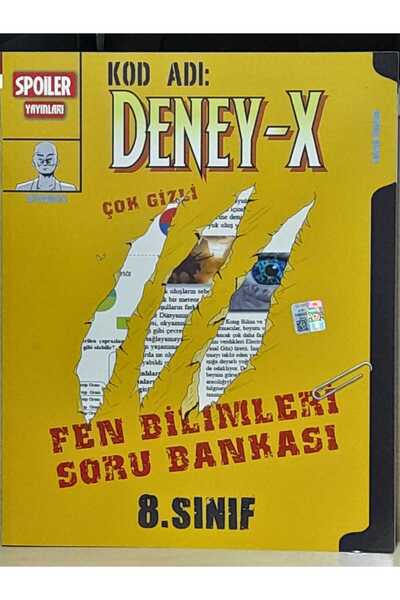 Spoiler Yayınları FEN BİLİMLERİ SORU BANKASI DENEY-X