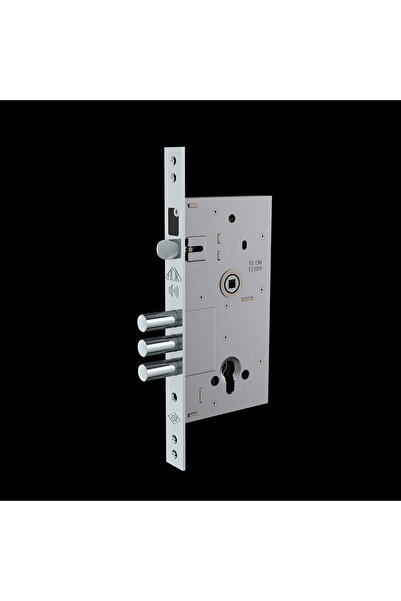 Hok alarmlı çelik kapı kilidi