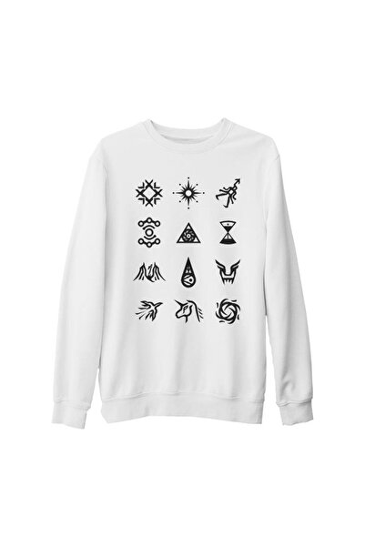 Lord T-Shirt إكسو - علامات البلوز الأبيض السميك