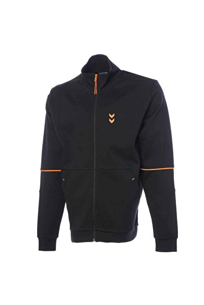 hummel Μαύρο ανδρικό φούτερ - Philipp με φερμουάρ, 922054-2001