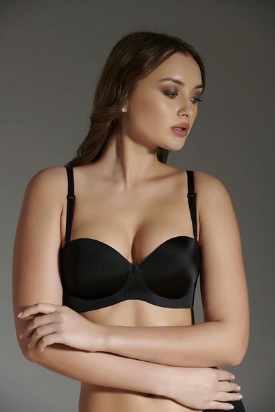 C&City Nicht unterstützte Laser Soft Cap Strapless C16050 Schwarz