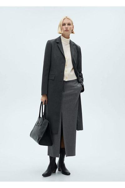MANGO Woman V-neck knitwear cardigan