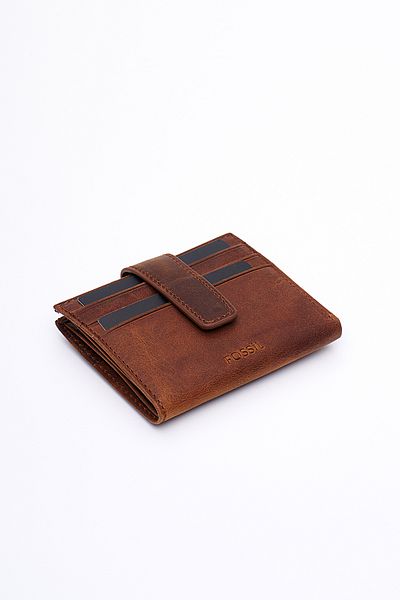 Fossil Men's Card Holder Wallet 8007 - Genuine Real Leather