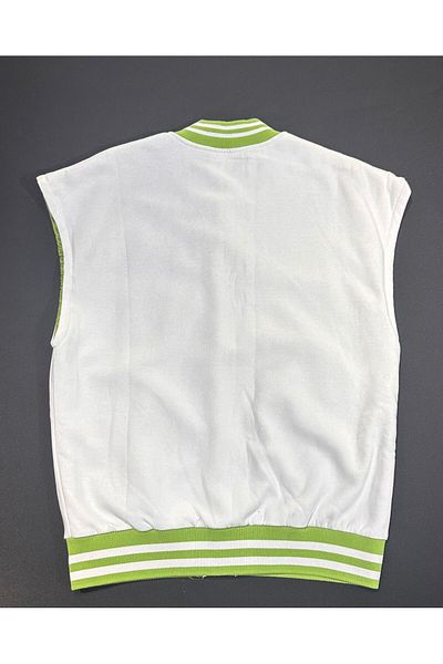 Plus Eighteen Plus Eighteen White Tom and Jerry Printed Vest