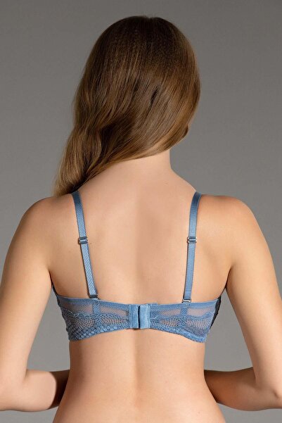 C&City Lotus Non-Padded Bra C13018 Light Blue