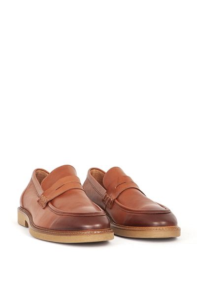 Dericlub Ανδρικό Classic Loafer - Real Leather, Tan 242025