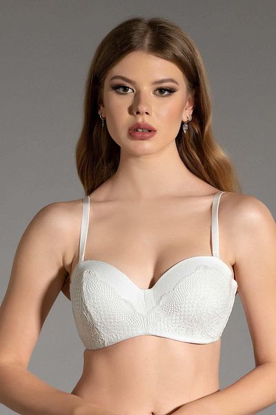 C&City Lotus Non-Padded Bra C13018 Ecru