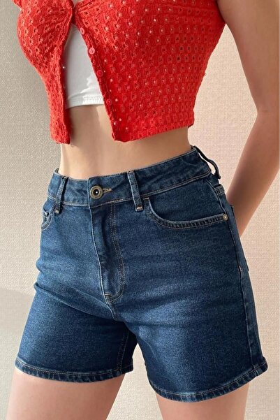 Muscari LİKRALI KOT ŞORT