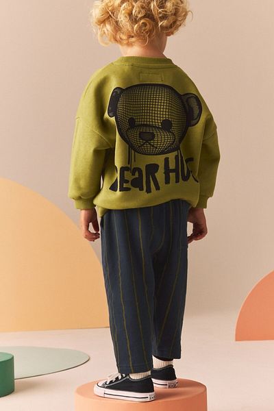 Ladin Store New Season Boy's Cotton Sweatshirt & Jogger Top and Bottom Set