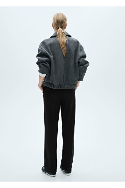 MANGO Woman Düz Kesim Dökümlü Pantolon