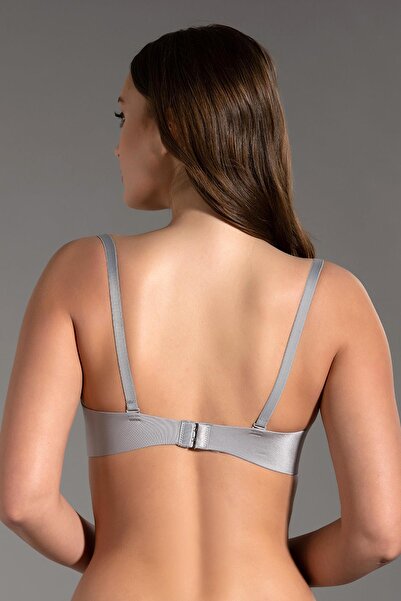 C&City Σουτιέν Laser Soft Cup Half Support C16040 Γκρι