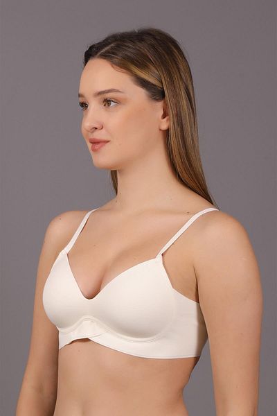 C&City Nahtloser Laser-BH ohne Bügel mit Überzug C26115 Ecru