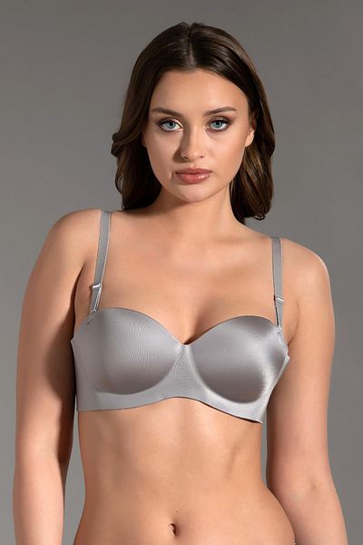 C&City Nicht unterstützte Laser Soft Cap Strapless C16050 Grau