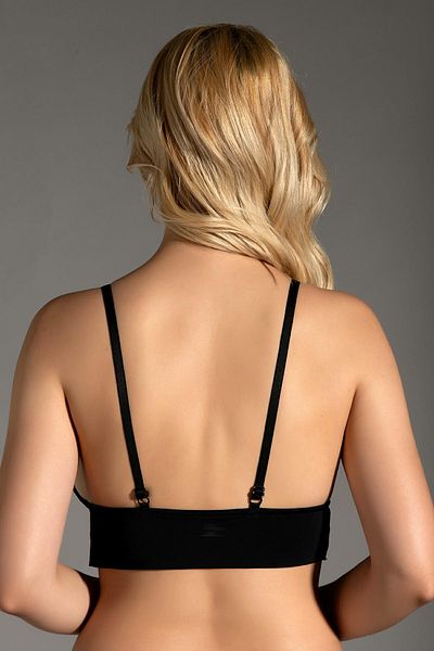 C&City BH-Bedecktes Bralet – Schwarz C18320
