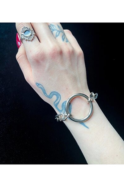 DarkellaStore القوطية، الشرير، سوار سلسلة الارتباط