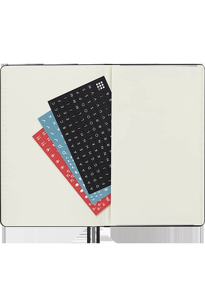 Moleskine Black Pro Project Planner - Copertă rigidă, dimensiune L 13x21 cm, 288 pagini