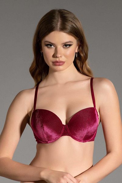 C&City Sutien fără suport din catifea C18200 Violet