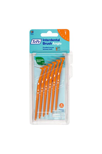 TePe Interface Brush - Angle Handle 0.45 Mm- 6 Pcs