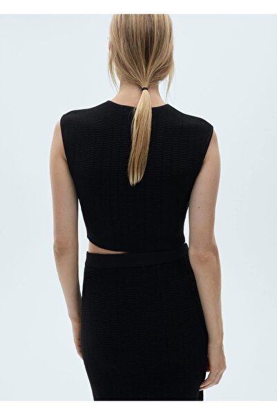 MANGO Woman Kolsuz triko bluz