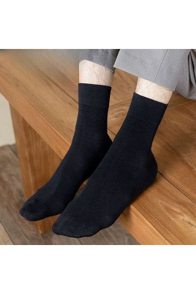 WORTHY SOCKS Чифт от 4 зимни тъмносини хавлиени чорапи