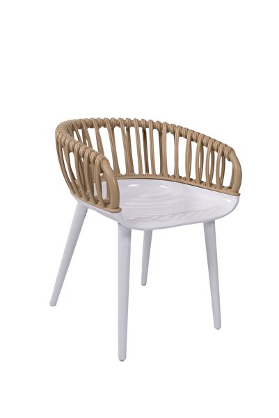 Daim Plastik Venezia Modern Bahçe Sandalyesi