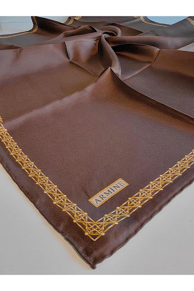 Armine ARMINE Twill Μεταξωτό Μαντήλι - Σεζόν 2025 Kiş 9260D02-50
