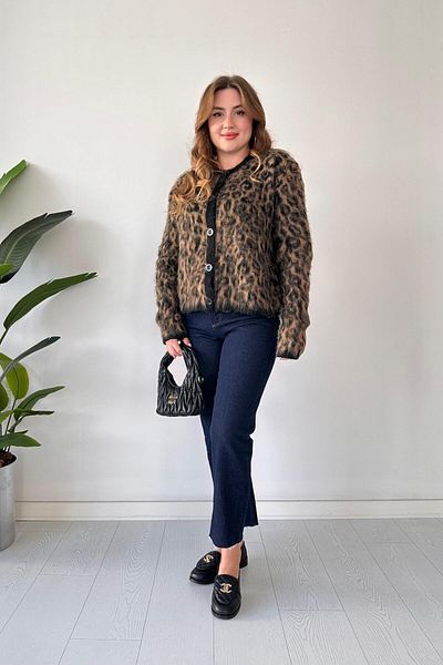 MaziButik Blugi Boyfit bleumarin