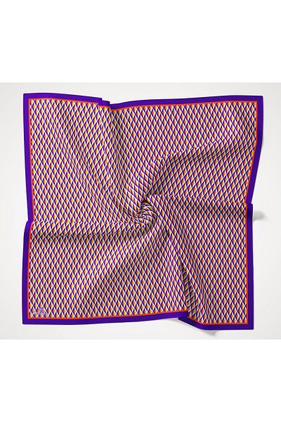 Silk Home Φουλάρι Olinda 90 X 90 Σατέν Μίγμα Με Μετάξι 03659