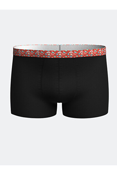 LC Waikiki Red Standard Fit Cotton Flexible Men's Boxers 3 Pcs