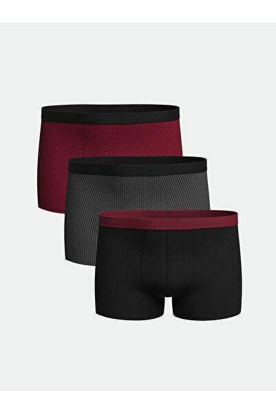 LC Waikiki Standard Mold Cotton Flexible Men's Boxers 3-Piece