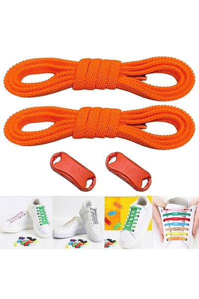 YeferStore Takbırak Smart Elastic Laces - 1 Pair Set