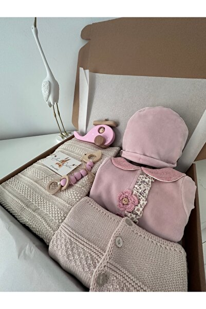 Sincabın Düşleri Welcome Baby Newborn Gift Box Set Summer Spring Muslin Cloth...