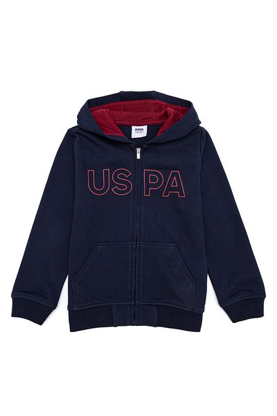 U.S. Polo Assn. U.S. Polo Assn. Printed Boys' Navy Blue Sweatshirt