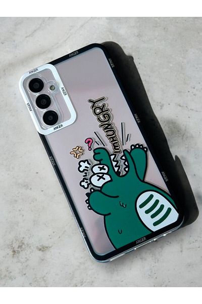 Merwish حافظة شفافة متوافقة مع هاتف Samsung Galaxy A35 وA55 مع نمط جائع 2.0 مم مع حماية للكاميرا