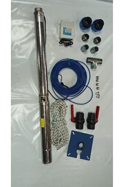 İmpo Impo Sk 409/14 3HP Krom Başlıklı  55 MT Yassı Kablolu ve Panolu 110 mt H...