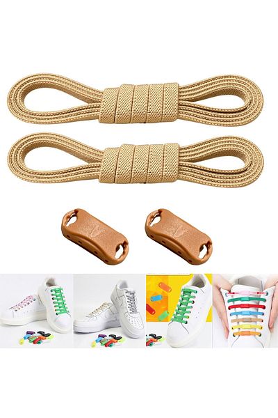 YeferStore Takbırak Smart Elastic Laces - 1 Pair Set