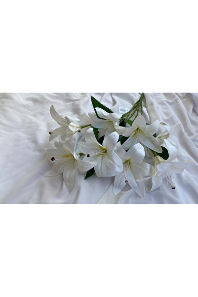 Z&B FLOWERS Lilyum Yapay Çiçek Dekor çiçeği Organizasyon Çiçeği Vazo Çiçeği