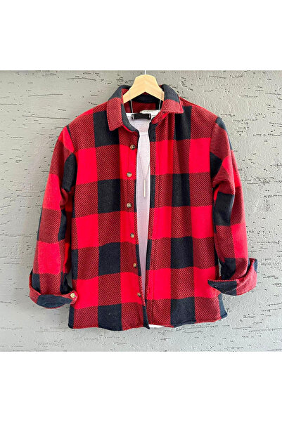 viperkombin Риза Lumberjack от дебел плат с нормална кройка