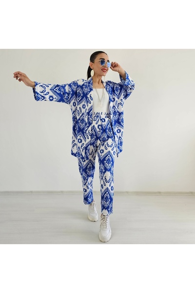 Altı Üstü Butik Комплект кімоно з вузьким візерунком