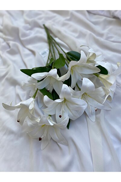 Z&B FLOWERS Lilyum Yapay Çiçek Dekor çiçeği Organizasyon Çiçeği Vazo Çiçeği