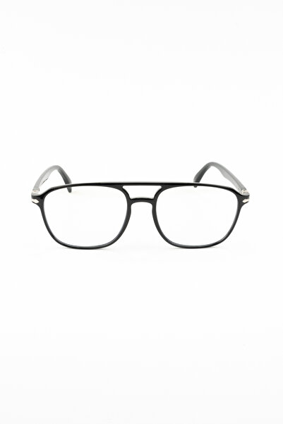 By Donetto Double Bridge Black Blue Light Filter Computer Screen Glasses