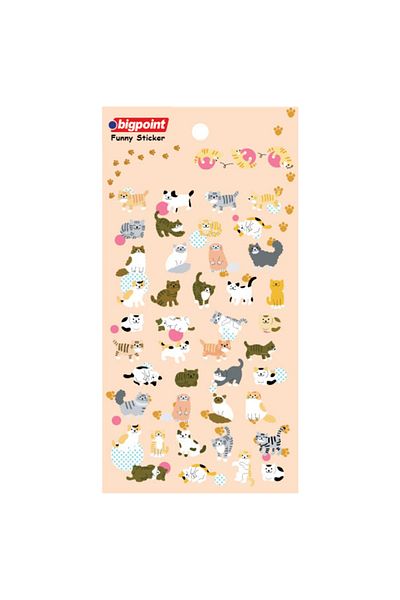 Bigpoint Sticker Cats 15 Pack
