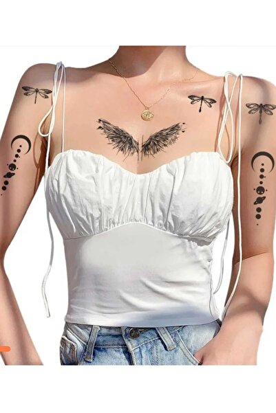 Eva Rose KANAT AY GEZEGENLER YUSUFCUK KUŞU Bacak omuz sırt bel Bacak Geçici D...