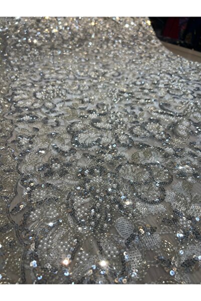 OsmanKumaşDantel Taş-Boncuk İşlemeli Dantel