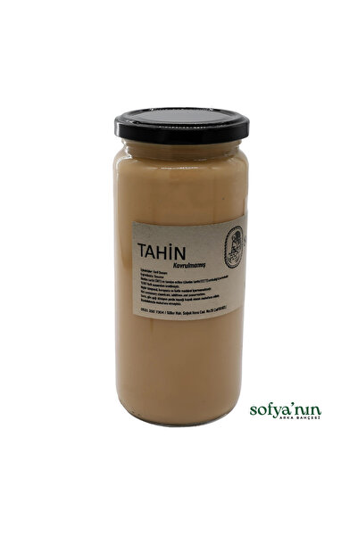 Sofyanın Arka Bahçesi Taş Değirmende Kavrulmamış Tahin 500gr