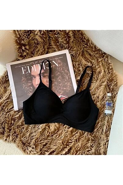 Snowdrop حمالة صدر ناعمة بدون خياطة مع وسادات قابلة للإزالة مقطوعة بالليزر