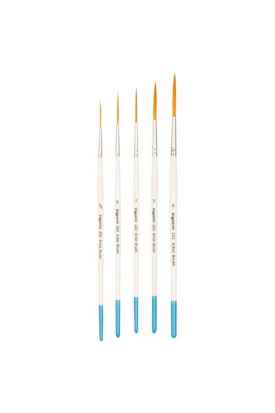 Bigpoint 222 Series Synthetic Bristle Line Brush No: 1 - Bpf222-01