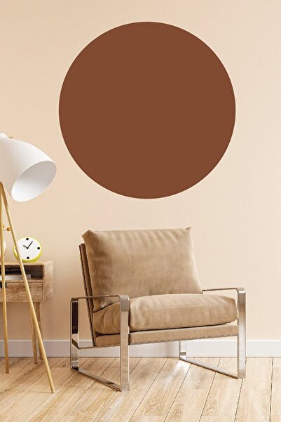 KanvasSepeti ورق جدران من القماش ذاتي اللصق، دائرة كاملة، جدار على طراز بوهو ...